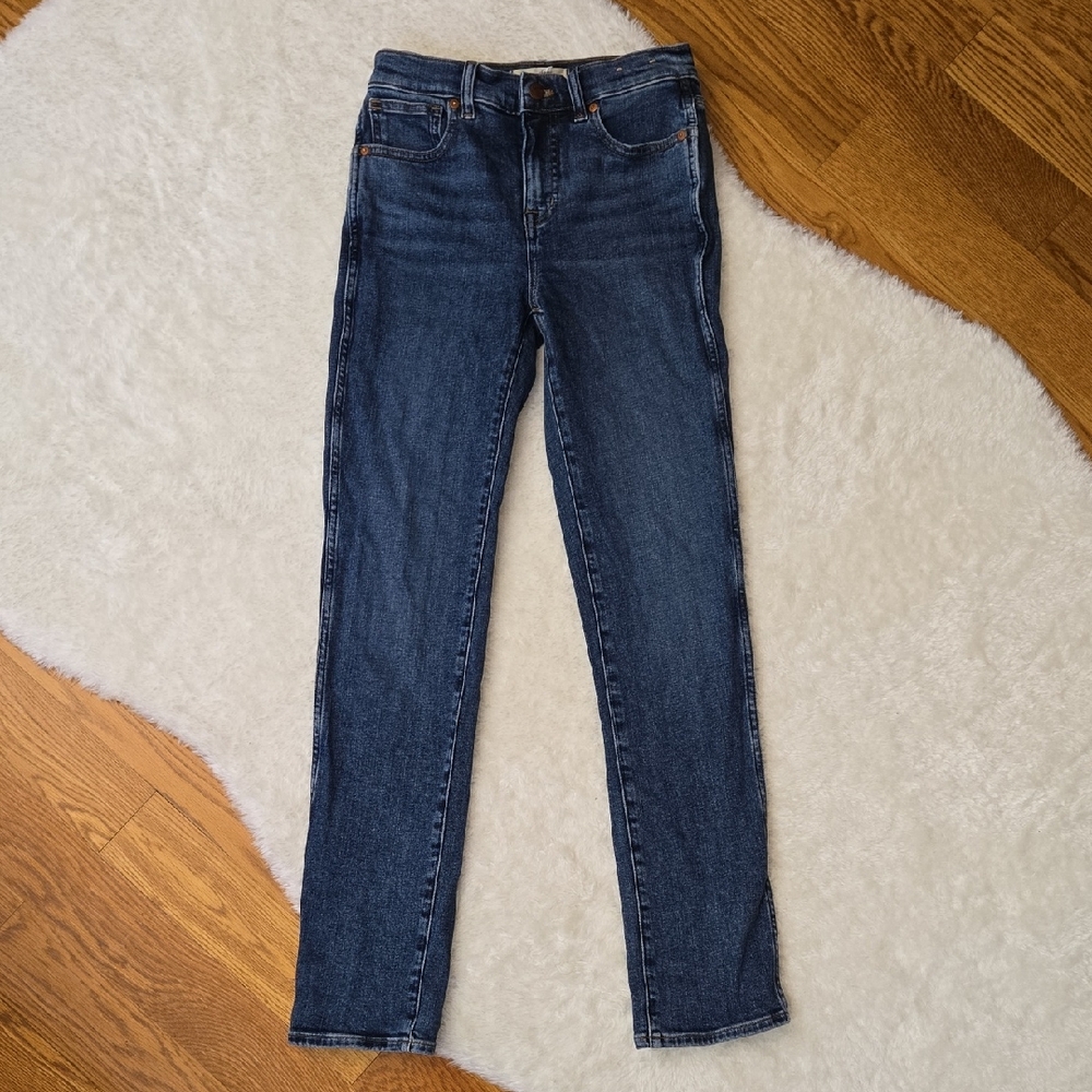 Madewell High Rise Stove Pipe Jeans, Womens 25, Great Condition